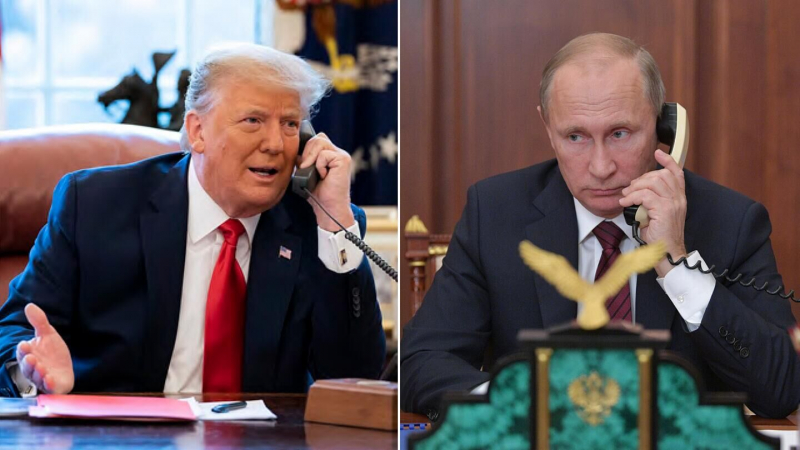 Трамп выступит с заявлением после разговора с Путиным